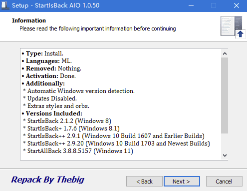StartIsBack AIO：让Win10/11系统恢复经典开始菜单的定制工具 截图