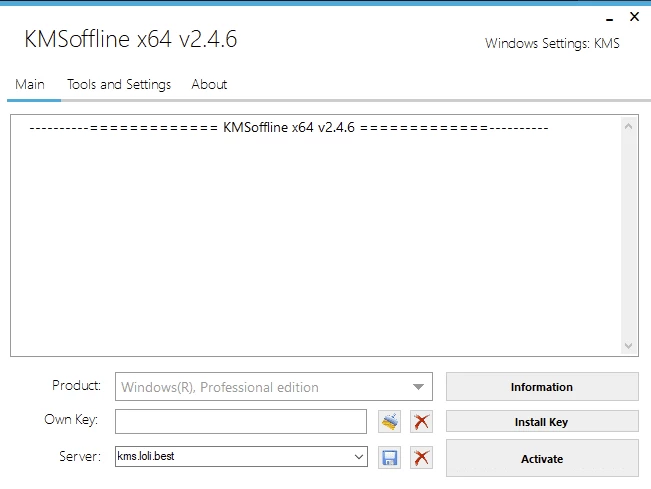 KMSOffline v2.4.7 绿色版：离线激活 Windows 与 Off 截图