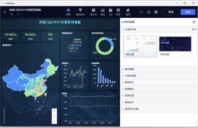 DataEase 数据可视化分析工具：快速搭建业务图表与数据看板的开源助手-山海之花 - 宝藏星球屋