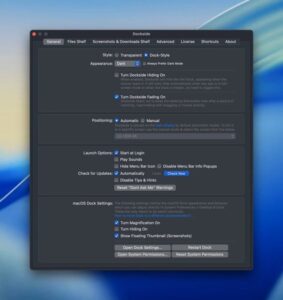 Dockside 2.9.28 文件管理增强工具,利用 Dock 栏闲置区域快速访问文件、文件夹与常用操作-山海之花 - 宝藏星球屋