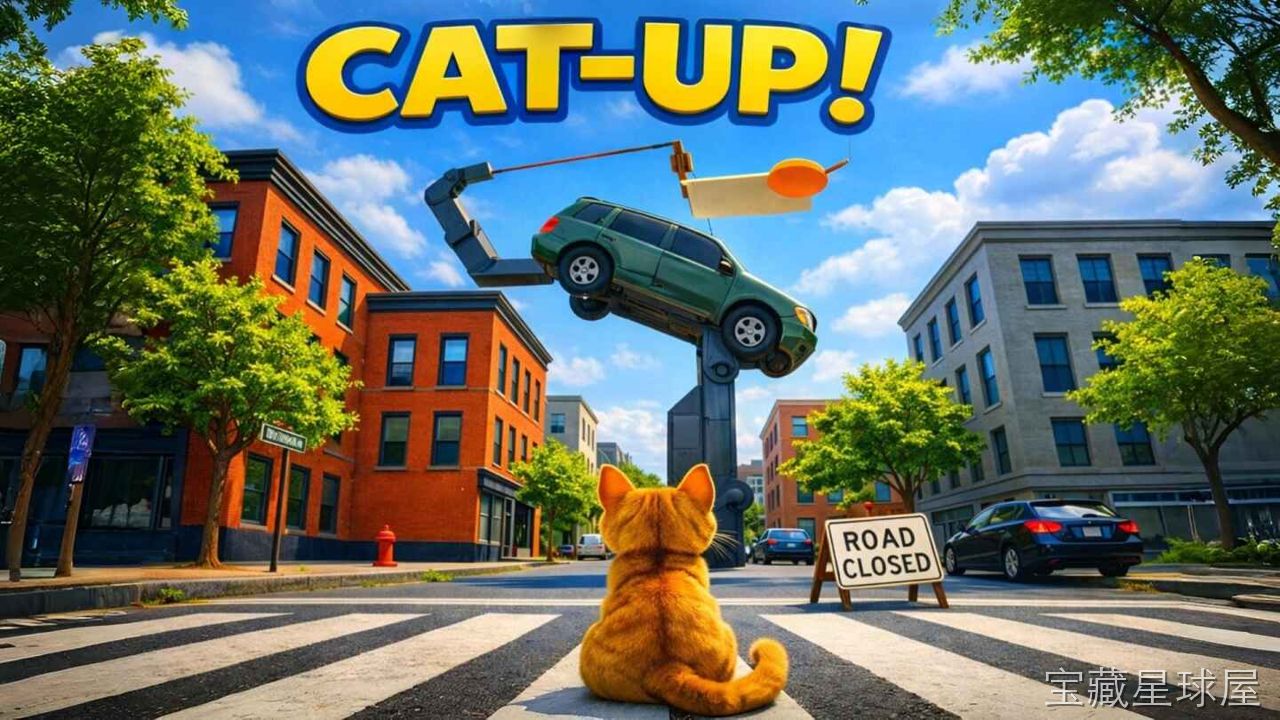 《猫咪向上》一款可爱休闲的猫咪主题向上攀登闯关游戏。玩家需要操控猫咪在垂直场景中不断向上跳跃，躲避障碍并借助弹跳装置攀升，操作简单节奏明快。-山海之花 - 宝藏星球屋