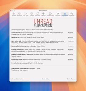 Unread 4.9.9 RSS 阅读器,专注排版与全文抓取的跨设备订阅工具-山海之花 - 宝藏星球屋