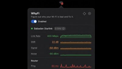 WhyFi 1.4.3 无线网络诊断工具，实时分析 Wi-Fi 信号与路由器性能定位故障根源-山海之花 - 宝藏星球屋