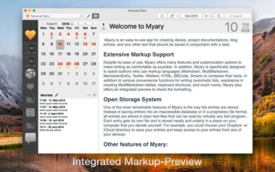 Myary 2.7.1 按日期归档的写作工具，以纯文本保存日记与文档并支持多设备同步-山海之花 - 宝藏星球屋