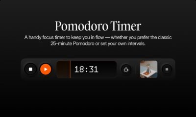 NotchFlow 1.2.2 刘海屏专注计时与音乐控制工具，整合 Pomodoro 与流媒体播放提升效率-山海之花 - 宝藏星球屋