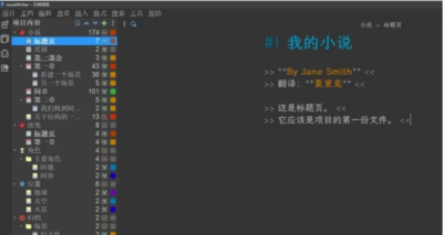 novelWriter 文本编辑器：面向长篇创作的免费开源写作工具-山海之花 - 宝藏星球屋