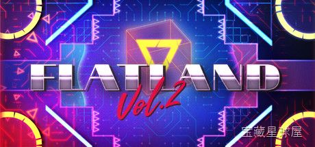 《扁平地带Vol.2》一款极简几何画风的平台跳跃解谜游戏，在抽象的低多边形世界中穿越层层关卡。核心玩法是精准操控方块角色跳跃与冲刺，利用重力翻转机制切换地面方向来破解机关陷阱，收集散落的光点解锁隐藏路径。-山海之花 - 宝藏星球屋