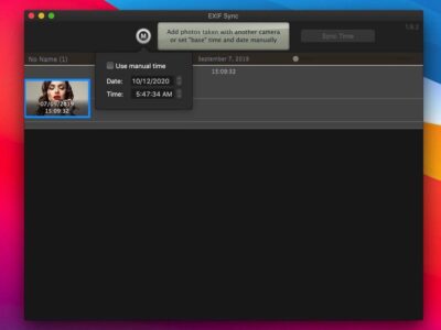 EXIF Sync 1.9.8 照片时间信息批量修正工具，统一多相机拍摄时间轴-山海之花 - 宝藏星球屋