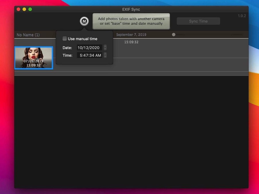 EXIF Sync 1.9.8 照片时间信息批量修正工具，统一多相机拍摄时间轴-山海之花 - 宝藏星球屋