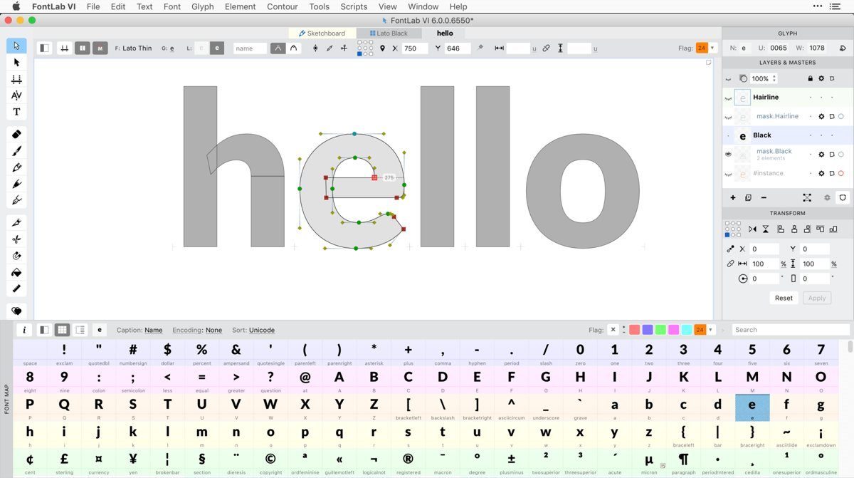 FontLab 8.4.1 专业字体编辑与制作工具,支持 OpenType 等多种格式输出-山海之花 - 宝藏星球屋