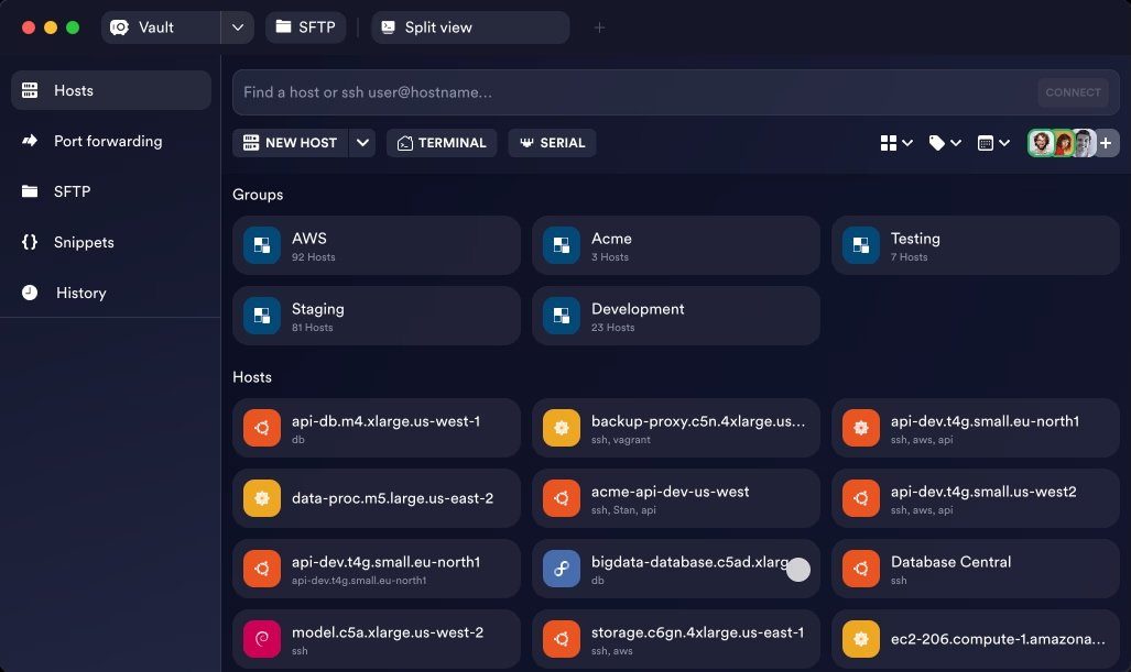 Termius 9.41.1 跨平台 SSH 客户端与终端工具，移动桌面设备远程连接管理-山海之花 - 宝藏星球屋