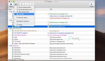 URL Manager Pro for Mac 浏览器书签管理工具，集中整理 Safari 与 Chrome 等浏览器书-山海之花 - 宝藏星球屋