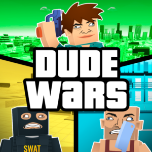 《Dude Wars: Pixel FPS Shooter》v0.26.18 手机完整版！像素方块画风搭配快节奏射击，单人和多人模式兼具，适合碎片时间游玩，无强制内购-山海之花 - 宝藏星球屋