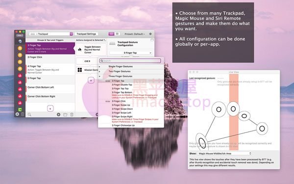 BetterTouchTool 6.521 Mac 输入设备自定义工具，为触控板鼠标键盘和触控栏打造专属操作规则-山海之花 - 宝藏星球屋