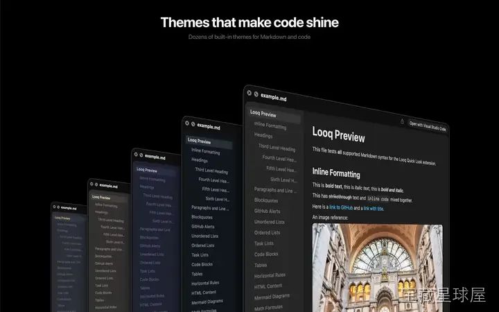 Looq Preview Files 文件快速预览工具,空格键增强查看 Markdown 代码与数据库-山海之花 - 宝藏星球屋