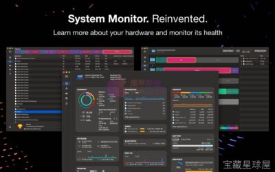 iStatistica Pro 7.1.1 系统监控工具，实时掌握 Mac 运行状态与网络数据-山海之花 - 宝藏星球屋