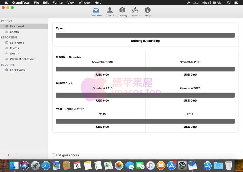 GrandTotal 9.3.1 发票报价管理工具，离线创建与跟踪 Mac 财务单据-山海之花 - 宝藏星球屋
