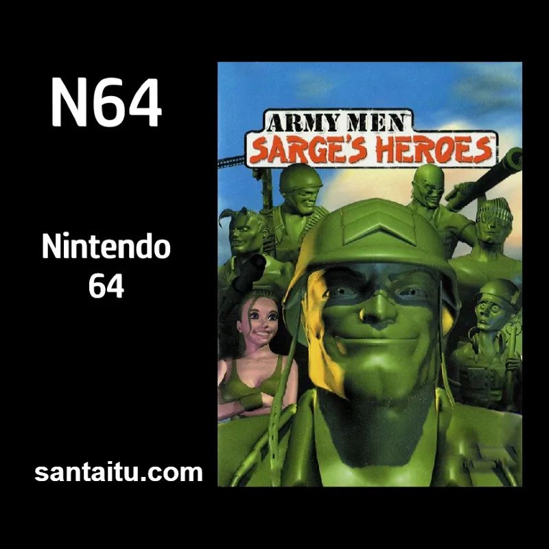 《玩具兵大战:萨基英雄1》一款N64平台的动作射击游戏,以玩具士兵的微缩战场为背-山海之花 - 宝藏星球屋
