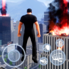 《Undefeated Hero: Grand City》v1.0 手机MOD版！在拥挤的开放地图上，用瞬移与冲击波组合连招快速清场，以简单粗暴的战斗方式解决所有任务-山海之花 - 宝藏星球屋
