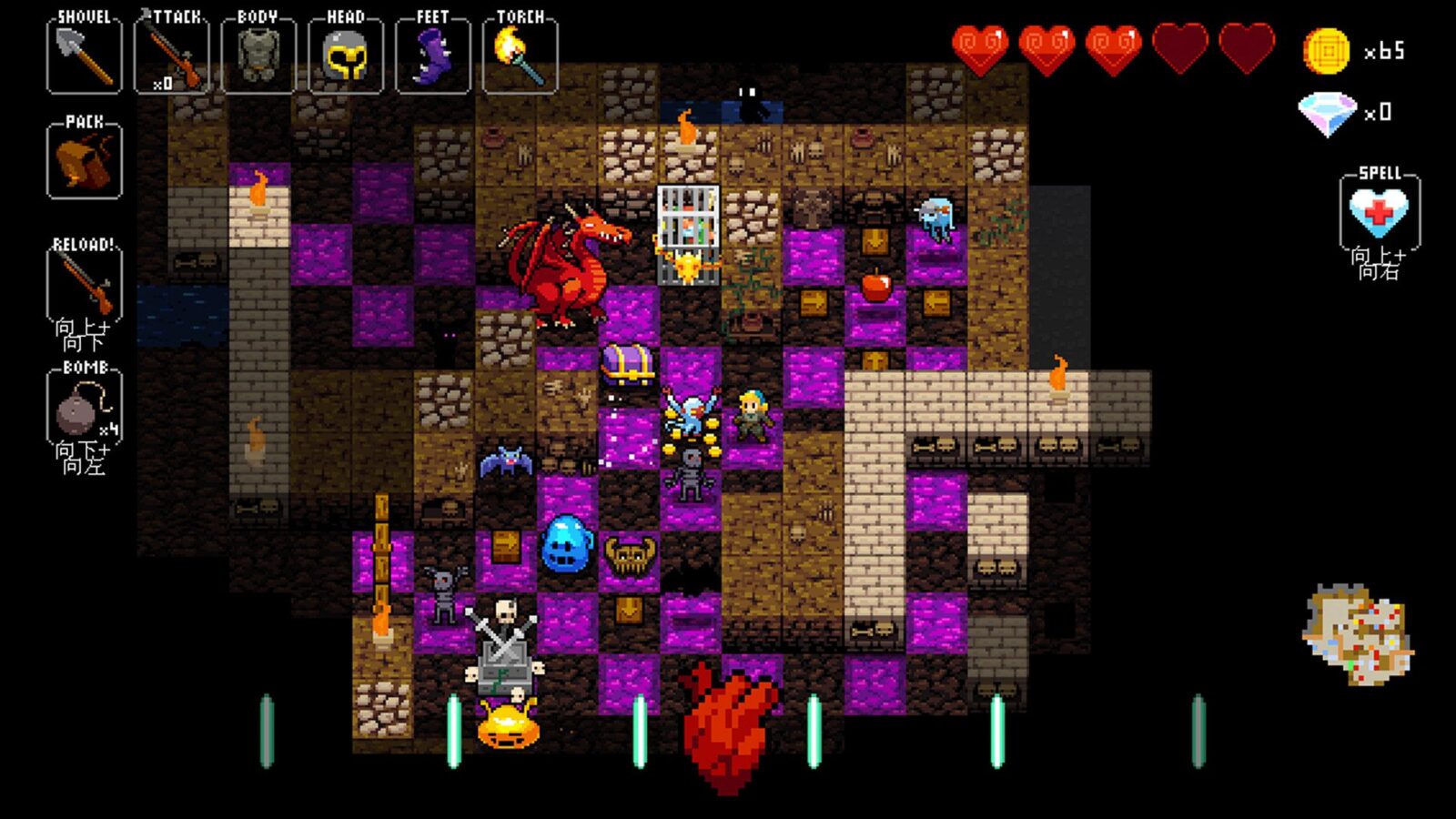 Crypt of the NecroDancer 截图
