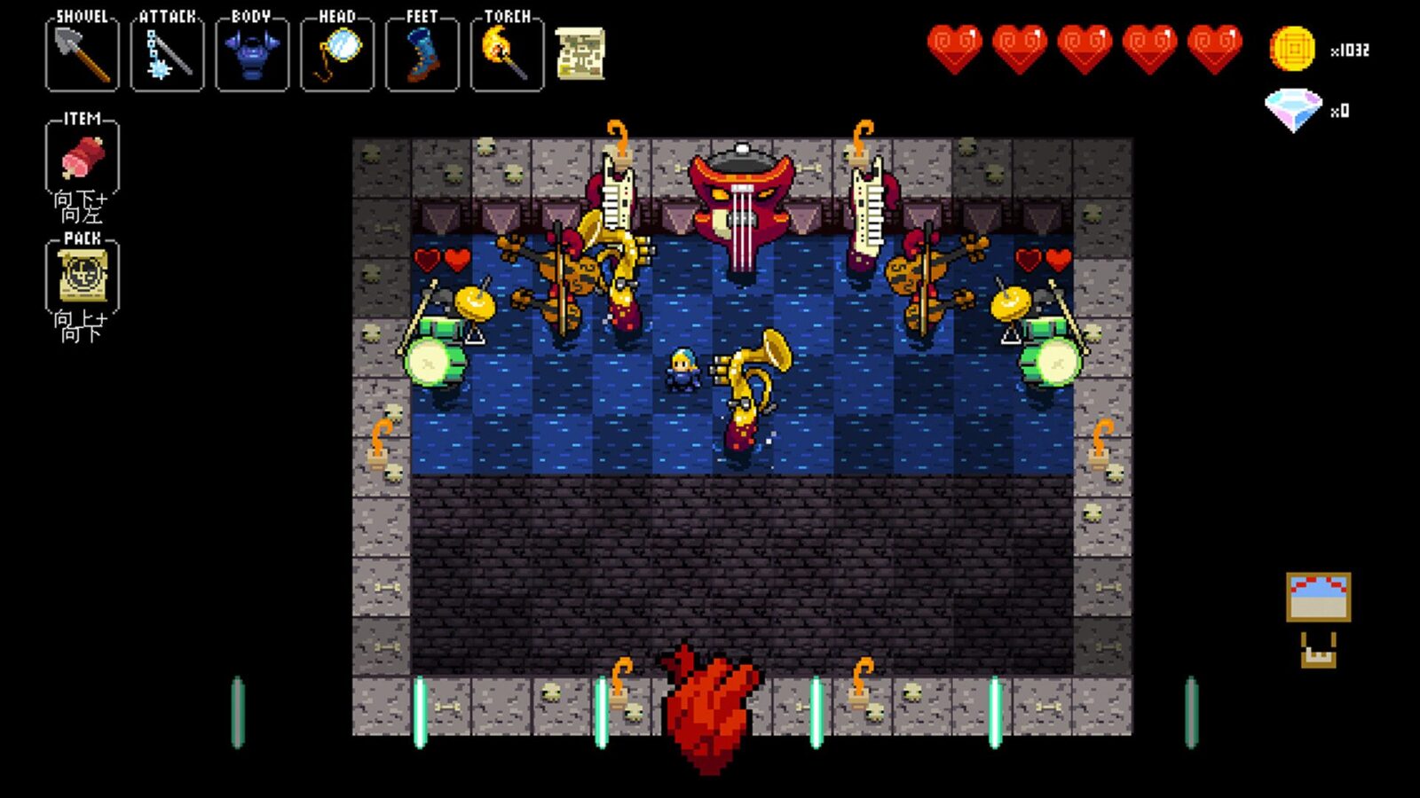 Crypt of the NecroDancer 截图