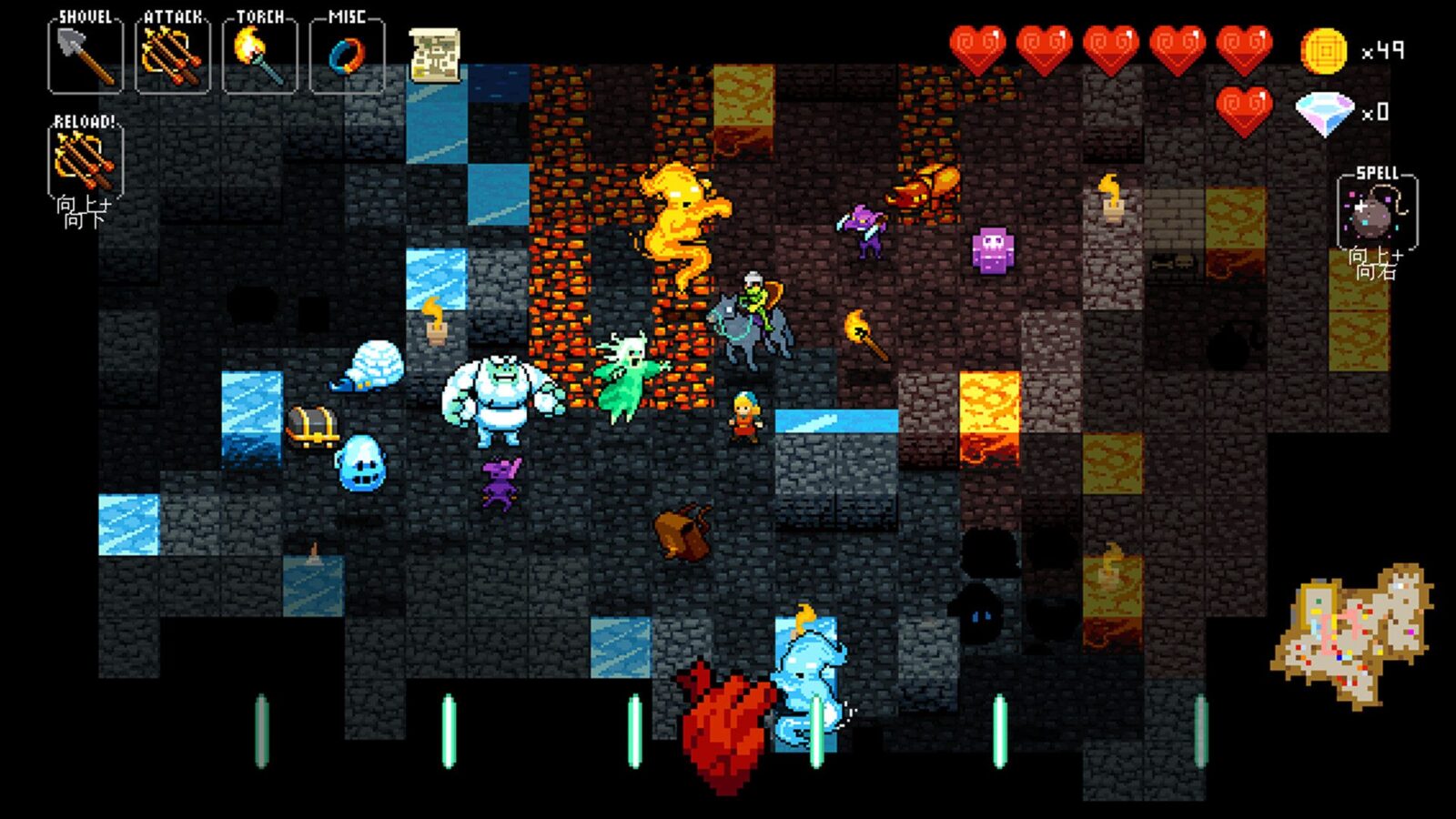 Crypt of the NecroDancer 截图