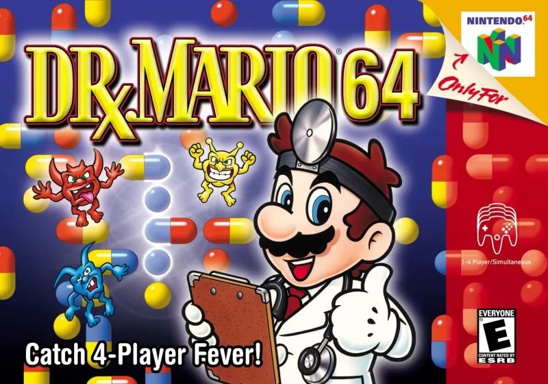 《马里奥医生64》一款3D化视角的经典益智消除游戏，在立体棋盘上旋转投掷胶囊对抗-山海之花 - 宝藏星球屋