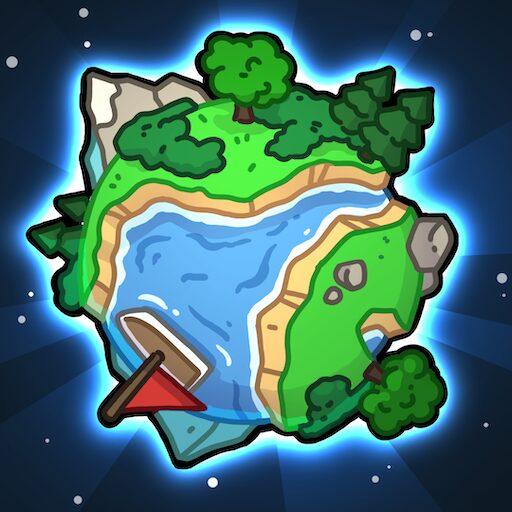 《星球进化：放置唱首歌》v1.5.0 手机MOD版！用点击和放置循环改造星球外观，从岩石到生态的全过程可视化，成长路径单一但反馈即时-山海之花 - 宝藏星球屋