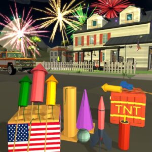 《Fireworks Play》v2023.2.1 手机MOD版！以真实火药配比与弹道模拟为核心，供玩家自由调试参数并即时观察爆炸结果