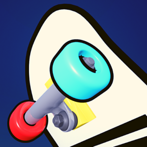《BuriBoard: skate simulator》v1.0 手机完整版！以物理碰撞和重心控制为基础，在斜面、栏杆和碗池上自由滑行并完成连续动作的手机滑板模拟游戏
