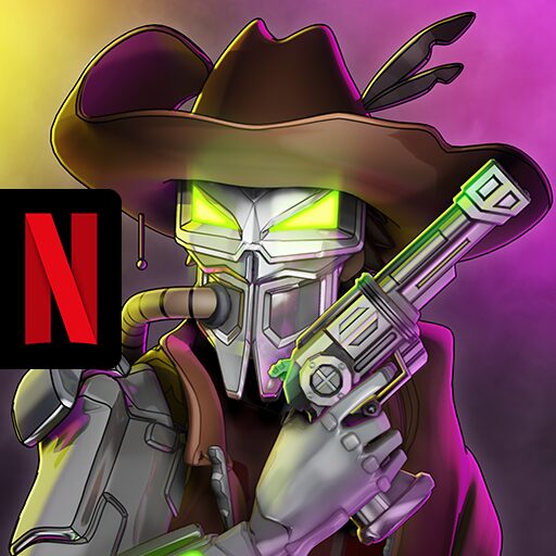 《Dust & Neon》v1.3.3 手机MOD版！在荒漠废土上使用双摇杆射击对抗机器人浪潮，结合每次死亡保留少量成长的 Roguelite 机制-山海之花 - 宝藏星球屋