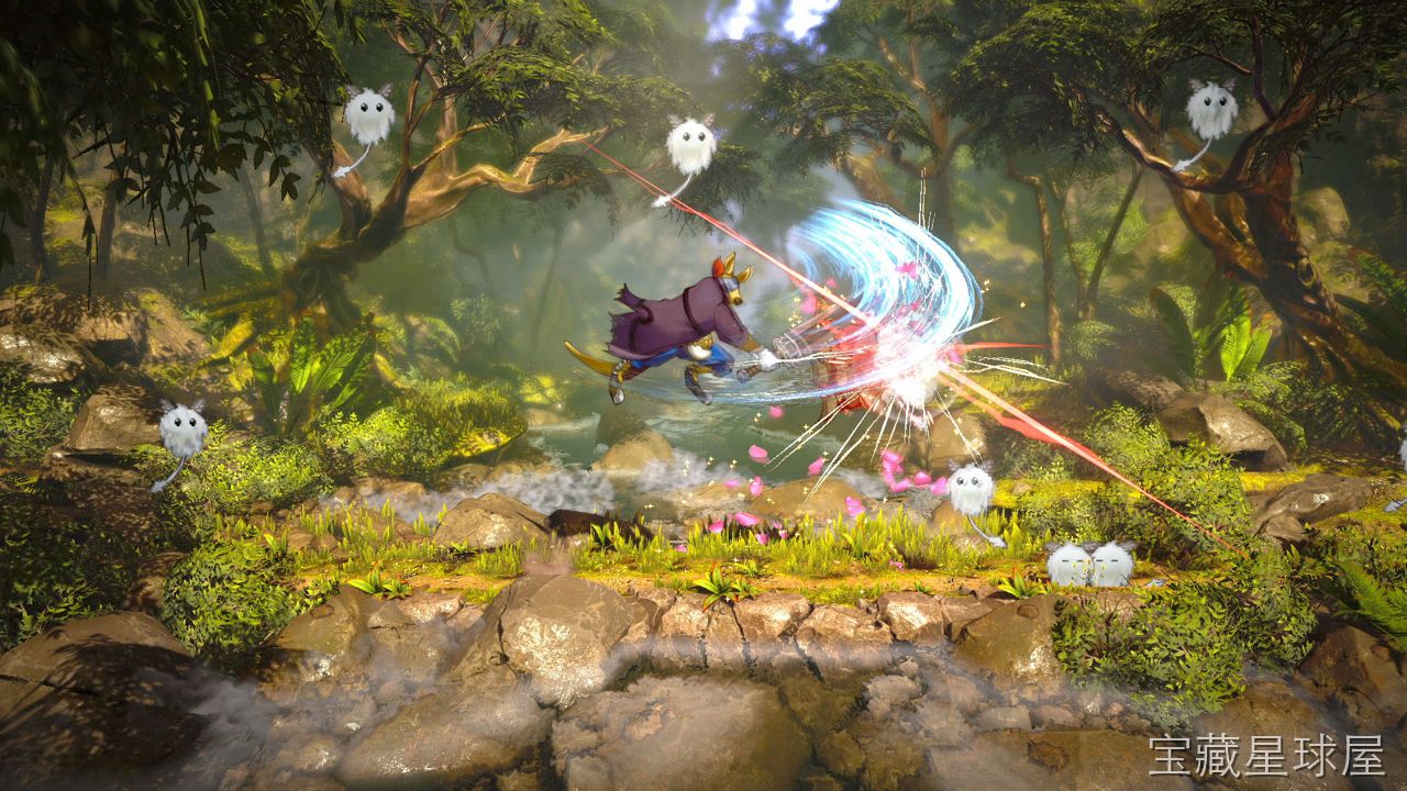 《百英雄传 崛起》一款 2D 横版动作角色扮演游戏，在《百英雄传》主线故事之前展开前传冒险。核心玩法是探索废墟迷宫、收集与建设城镇设施，并招募伙伴组成三人小队切换作战，带轻度解谜与丰富的支线任务内容。-山海之花 - 宝藏星球屋