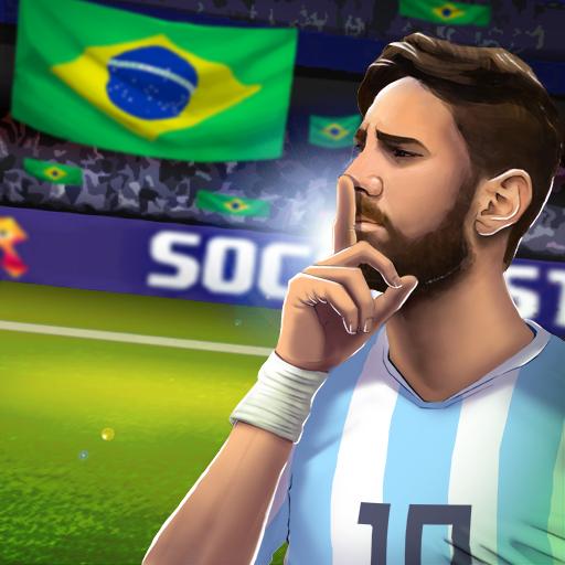 《Soccer Star 22: World Football》v4.4.0 手机MOD版！玩家操控一名球员在整场比赛中执行射门、传球和防守，凭场上表现决定职业道路-山海之花 - 宝藏星球屋