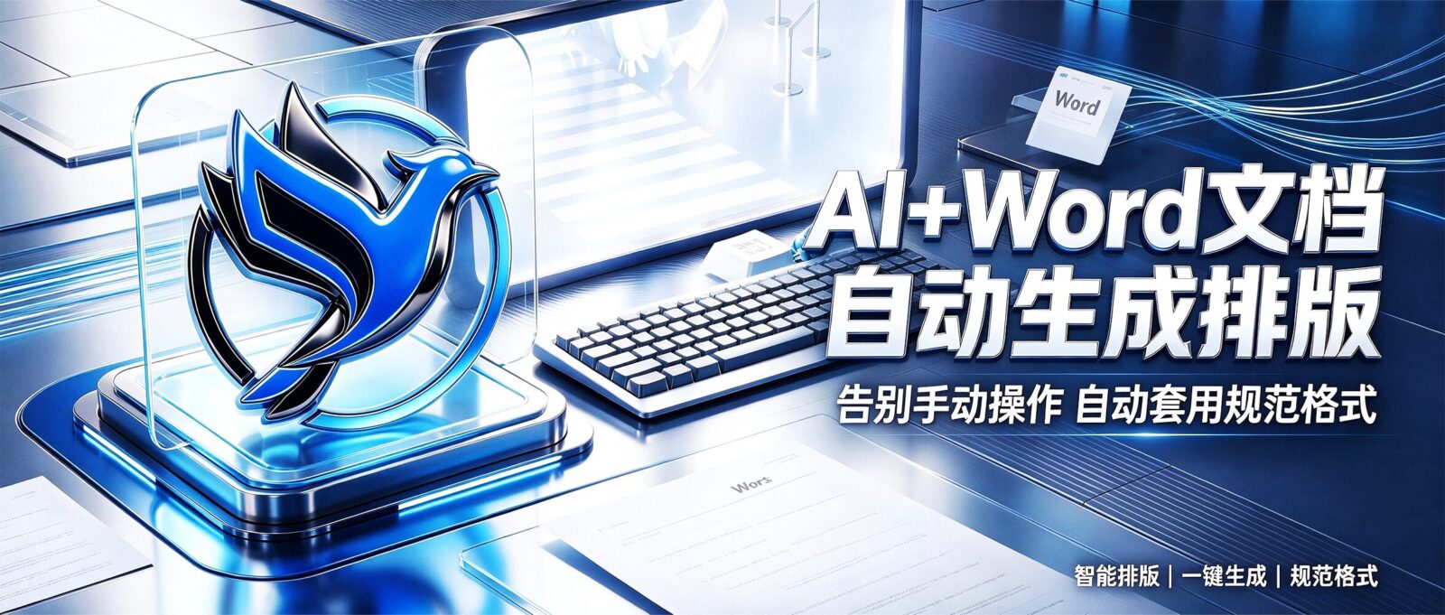 AI+Word 自动排版生成工具 Alavette Form v1.0.0 预设通用、论文、公文、试卷四种模式 截图