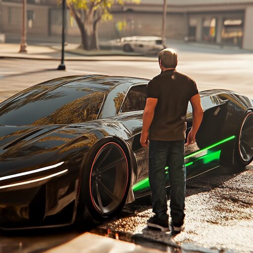 《Flex City: Online RP Car Game》v1.10.1 手机完整版！安卓平台上接近GTA: Online玩法的开放世界角色扮演与驾驶游戏-山海之花 - 宝藏星球屋