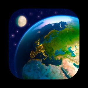 Earth 3D 地球 v9.7.8：三维交互式地球探索与实时数据可视化工具-山海之花 - 宝藏星球屋