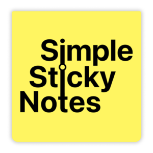 Simple Sticky Notes 桌面便签助手：轻量记录待办与灵感的高效工-山海之花 - 宝藏星球屋