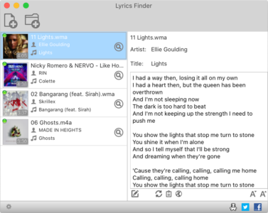 MediaHuman Lyrics Finder 查找歌词软件：快速匹配本地音乐-山海之花 - 宝藏星球屋