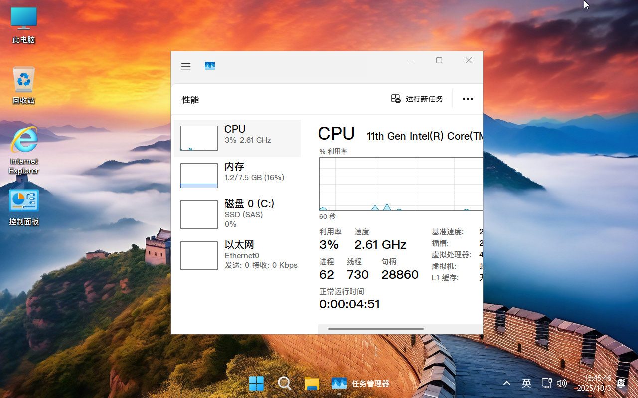 【不忘初心游戏版】Windows11 25H2（ v26200.9168 ）游戏定制优化系统，内置6种版本：专业版、专业工作站版 截图