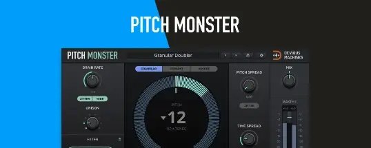 Devious Machines Pitch Monster for Mac 1.3.14 Mac激活版 变声效果器插件 软件下载-山海之花 - 宝藏星球屋