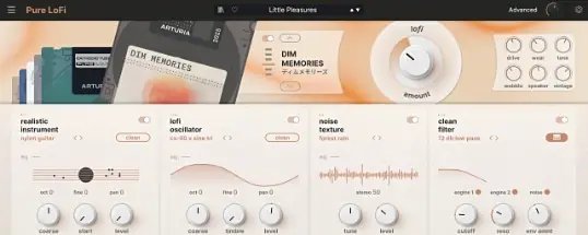 Arturia Pure LoFi 1.0.0.6121 低保真合成器插件,混合原声采样与数字振荡器打造复古 LoFi-山海之花 - 宝藏星球屋