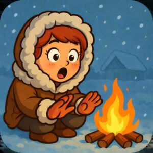 《冰封村庄：生存放置》v5.3.1 手机MOD版！冰雪题材下的放置生存经营，离线收益与科技树推动村庄从原始定居点逐步扩张