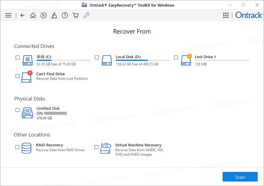 EasyRecovery 软件截图2