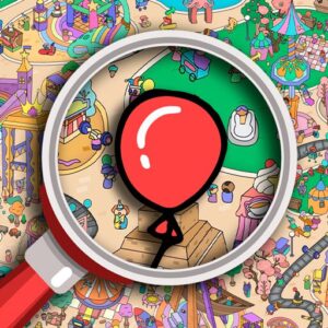 《寻宝游戏》v137.0.4 手机MOD版！手绘卡通场景中快速翻找垃圾与目标物品的观察力休闲解谜游戏-山海之花 - 宝藏星球屋