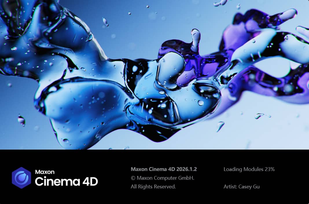 Maxon Cinema 4D 2026/C4D2026 软件截图1