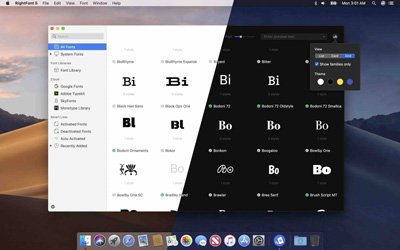 RightFont 9.5 Mac激活版提供字体管理与预览功能，帮助设计师高效整理调用字体解决文件缺字乱码问题-山海之花 - 宝藏星球屋