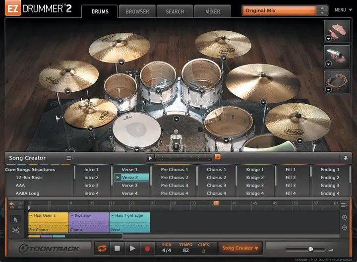 Toontrack EZdrummer 3.0.6 +Core Library 虚拟鼓音乐制作 软件下载-山海之花 - 宝藏星球屋