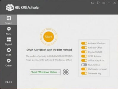 HEU KMS Activator v64.0.0：Windows与Office-山海之花 - 宝藏星球屋