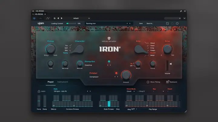 UJAM Virtual Guitarist IRON 2.3.0 吉他和弦效果模拟插件，为 DAW 注入硬朗力量型节奏-山海之花 - 宝藏星球屋