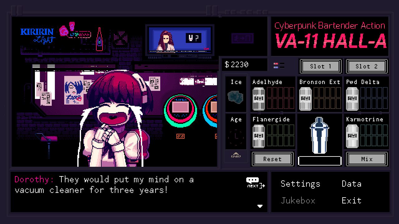 VA-11 HALL-A 截图
